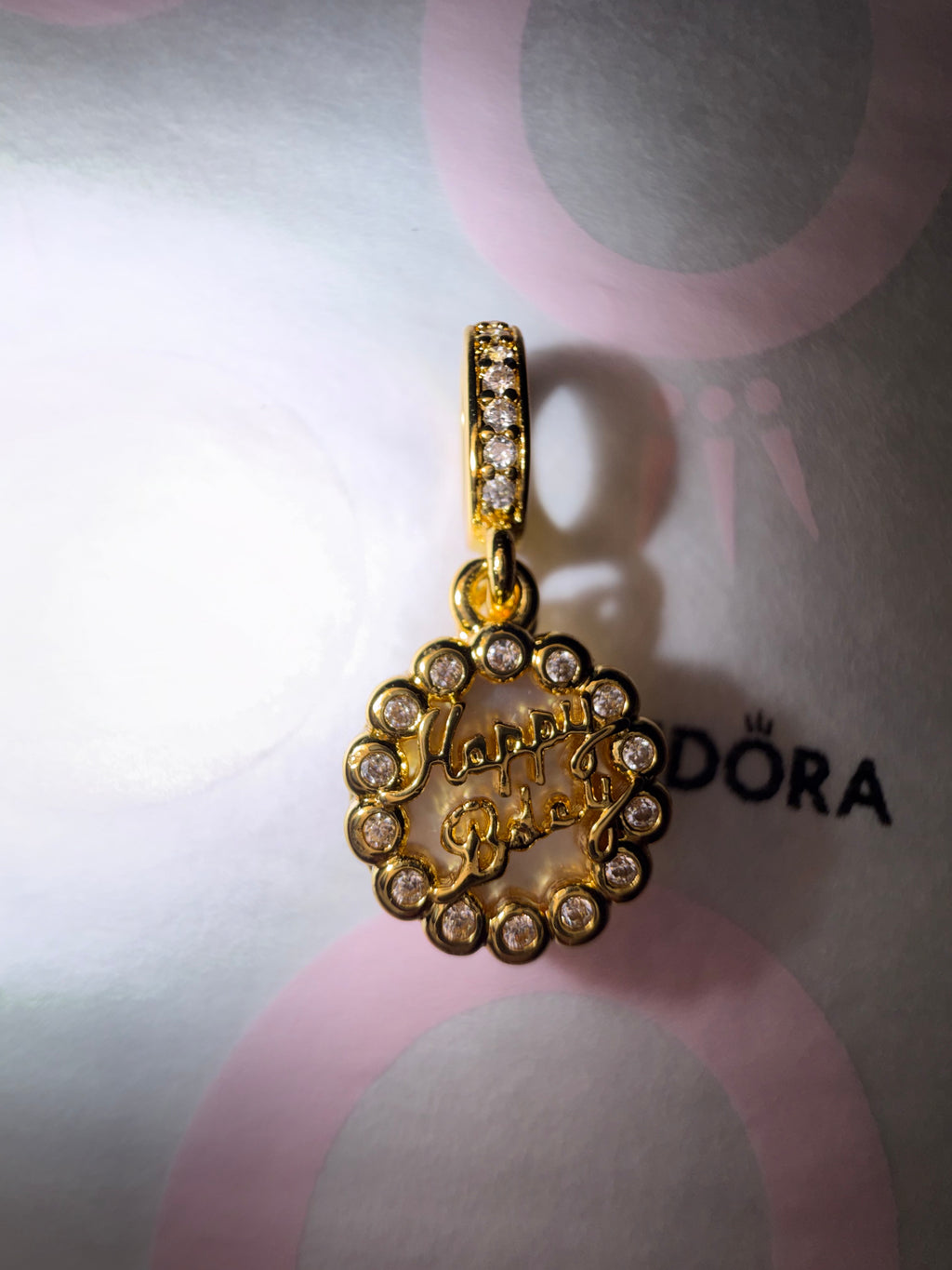 Happy Birthday Cake Dangle Charm