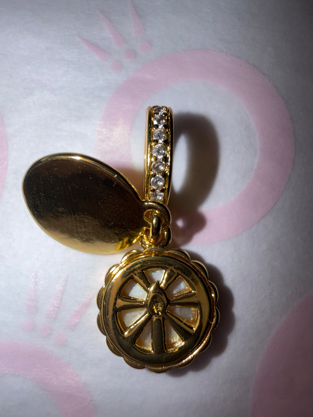 Happy Birthday Cake Dangle Charm