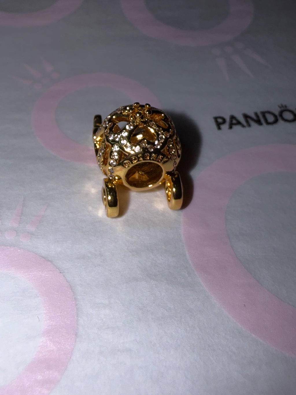 Cinderella Sparkling Carriage Charm
